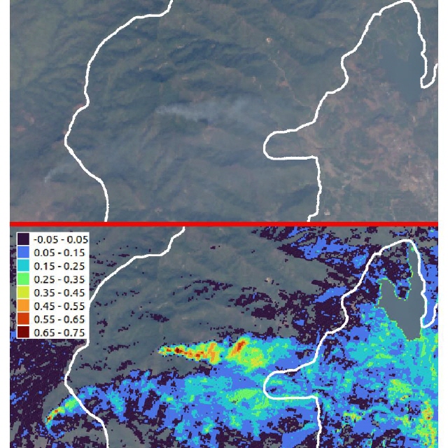 First results of the XBAER aerosol optical depth